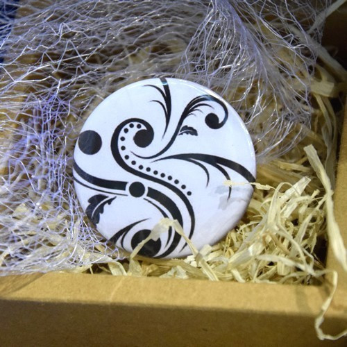Placka na 5 způsobů - 44mm - Ornament