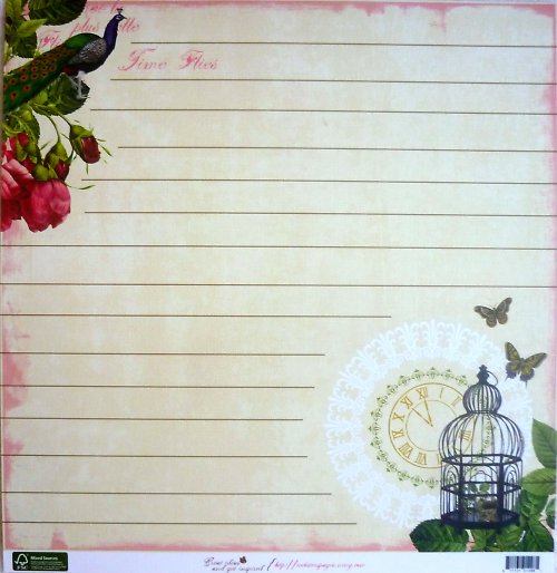 Papír Belle rose - Postcards from Paris — foto 1