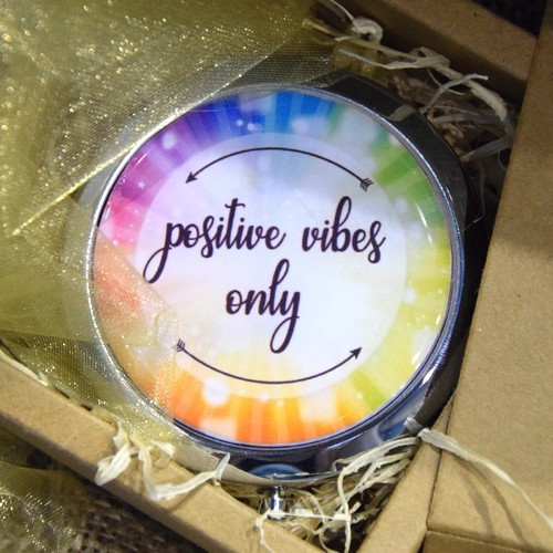 Zrcátko Positive vibes only