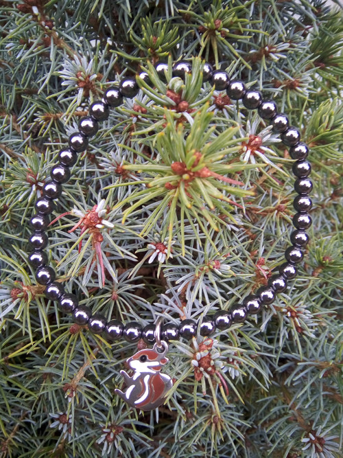 Náramek z hematitu 18 cm — foto 1