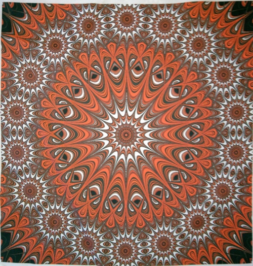 Bavlněná látka - panel 35 x 35 cm