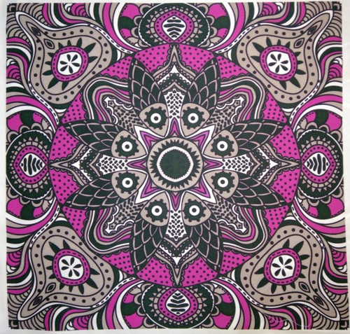 Bavlněná látka - panel 35 x 35 cm