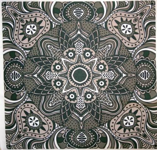 Bavlněná látka - panel 35 x 35 cm