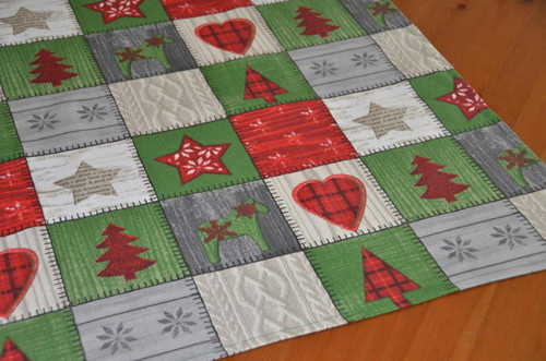 Vánoční patchwork (75x75 cm) — foto 1