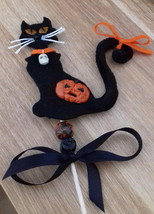 Halloweenská kočka - zápich — foto 1