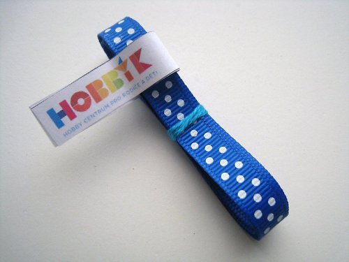 Grogrénová stuha POLKA DOT — foto 1