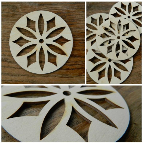 Mandala z překližky 11 cm - 5