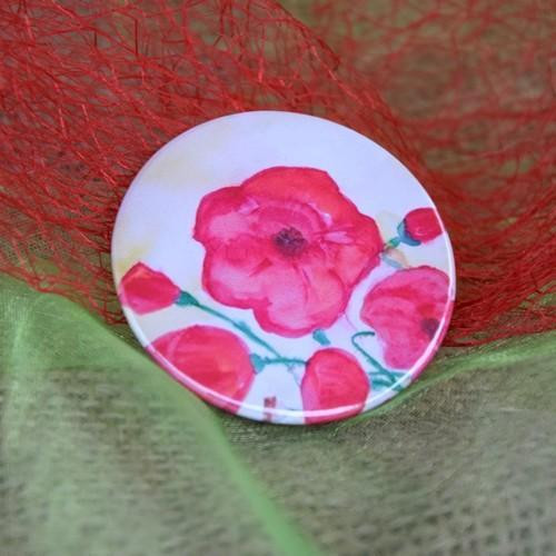 Placka na 5 způsobů - 44 mm - Vlčí mák