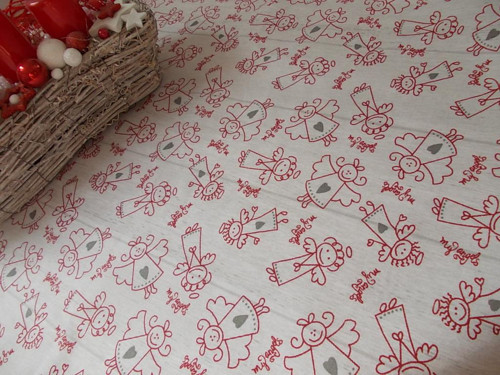 Ubrus - andělíček červený — foto 1
