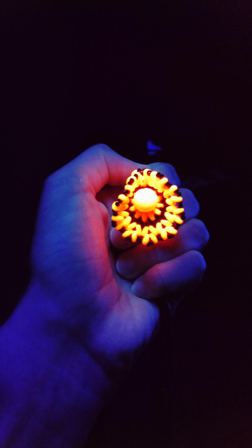 Náhrdelník UV Pearl Orange
