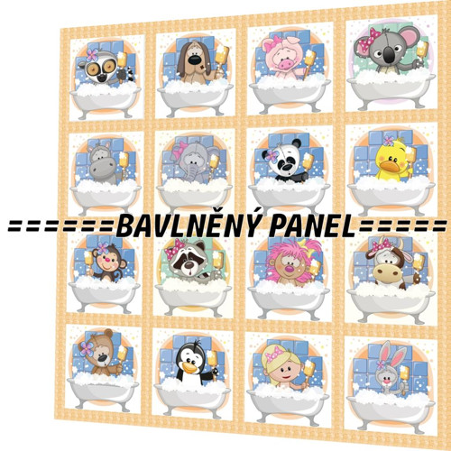 Bavlněný panel /i na pexeso/ 35 x 35 cm