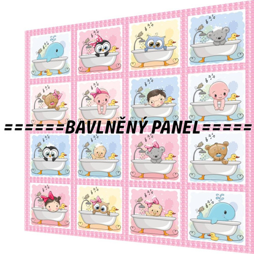 Bavlněný panel /i na pexeso/ 35 x 35 cm — foto 1