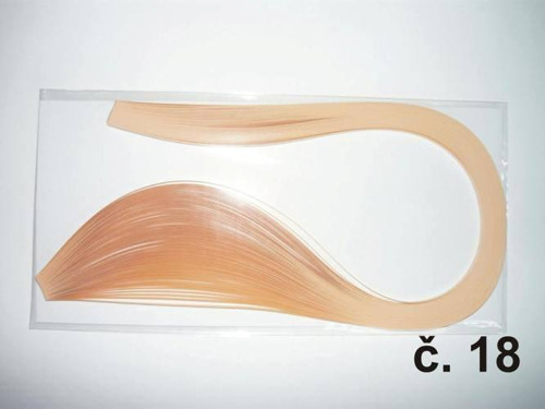 Quilling-papírové proužky 100 ks, šířka 6 mm