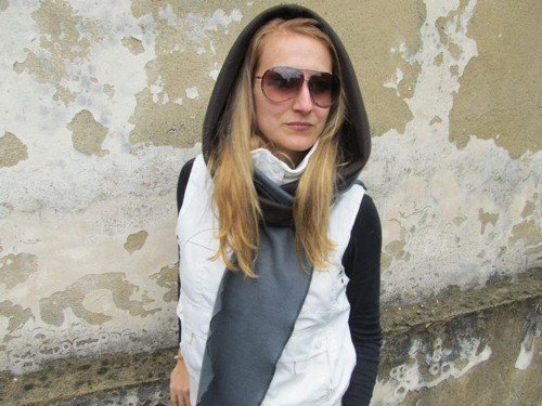 Šála s kapucí NA PŘÁNÍ - DÁMSKÁ
