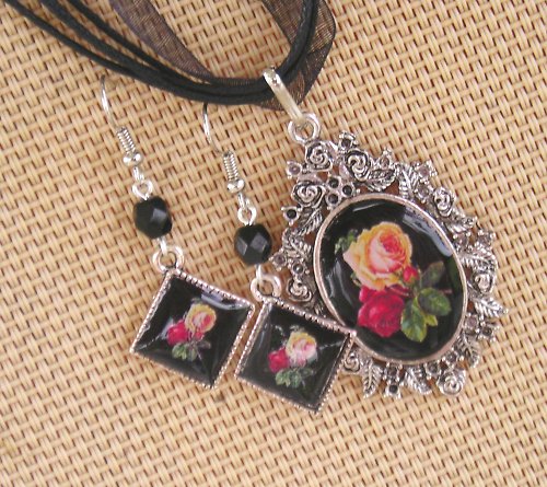 Rose resin - RŮŽE (2) - souprava — foto 1