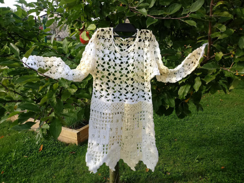 Háčkované šaty/tunika — foto 1