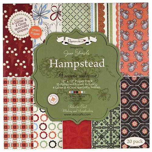 Sada papírů HAMPSTEAD 20 ks 12"x12" — foto 1