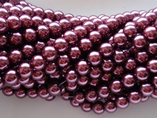 Voskované perly 6mm - 40 ks — foto 1