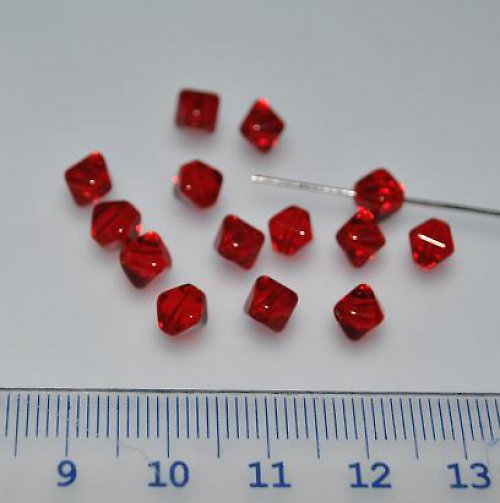 Korálek skleněný - 6mm - 20ks — foto 1
