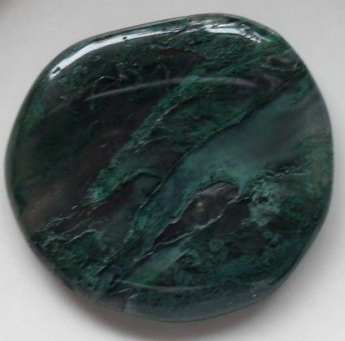 Mechový achát 40 x 37mm — foto 1