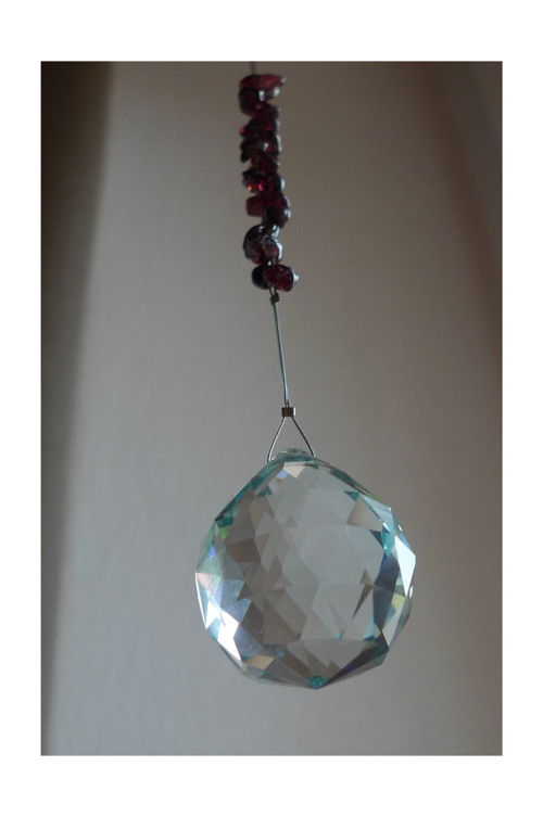 Lapač slunce, suncatcher, granát, aventurín