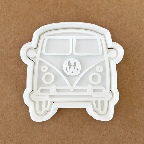 Vykrajovátko - Volkswagen van - zpředu