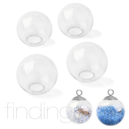 Baňky mini náušnícové 14mm / 4ks v balení