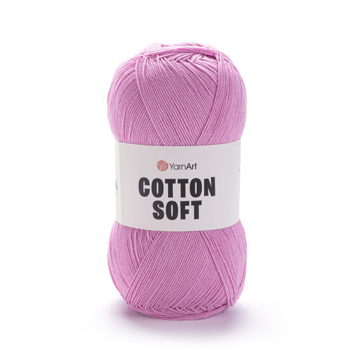 Příze Cotton Soft - světle fialkovorůžová