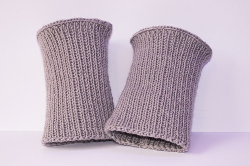 Náplety k rukávům - šedé ( bunda, kabát)