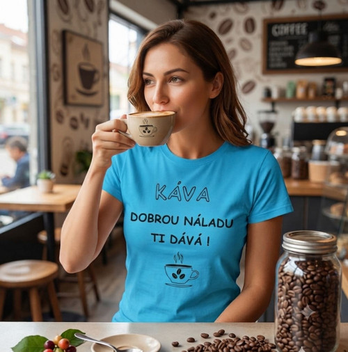 Tričko pro milovníky kávy - káva, čaj, limonáda