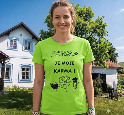Tričko pro farmář - farma, chata , zahrada