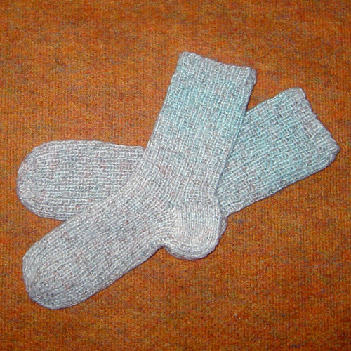Pletené teplé ponožky — foto 1