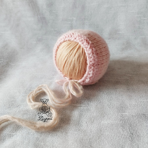 Moherová newborn čepička