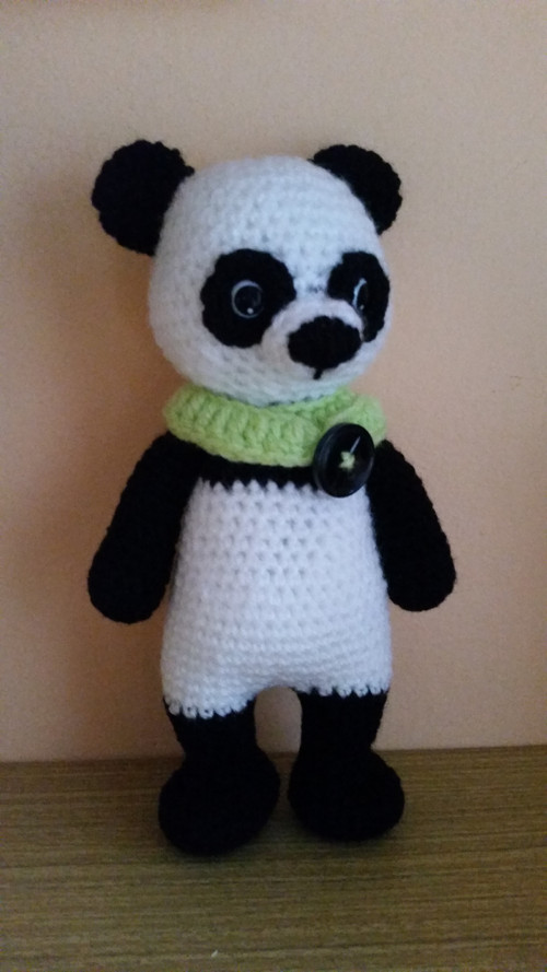 Háčkovaná panda velká — foto 1