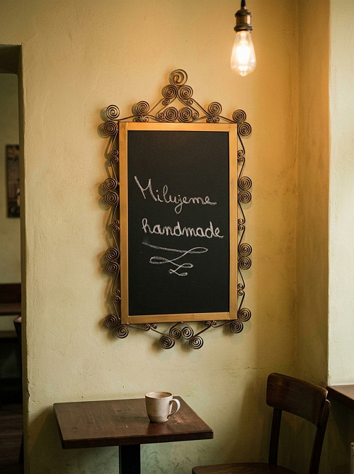 Rustikální tabule Tabularis v kovovém rámu
