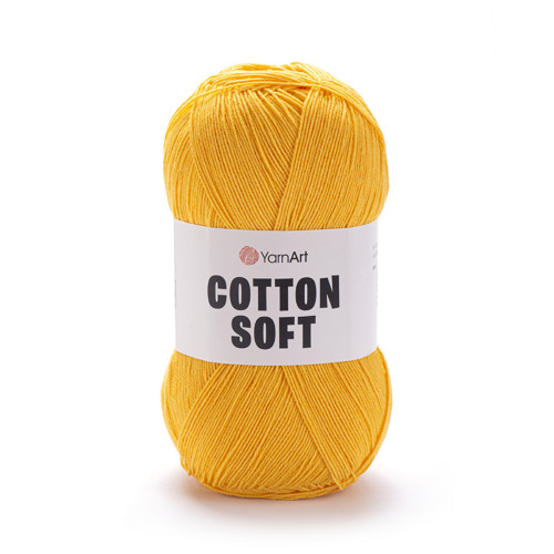 Příze Cotton Soft - tmavě žlutá