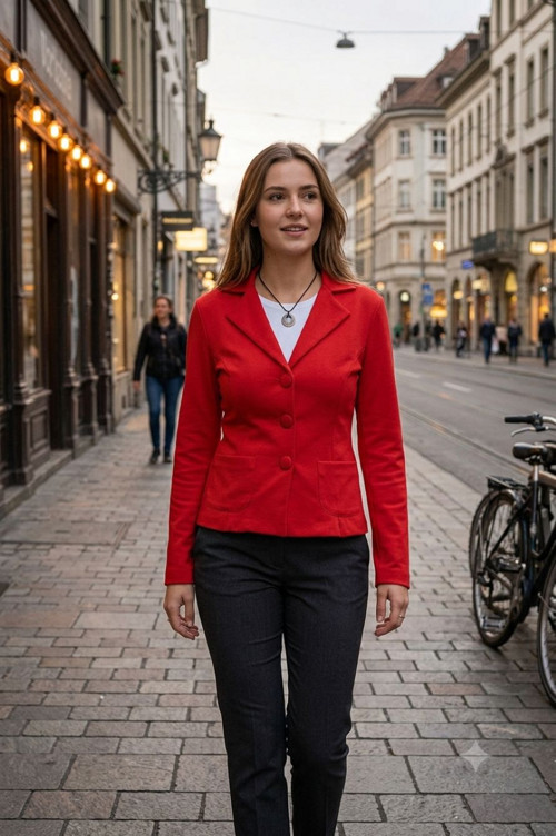 Dámske sako červené