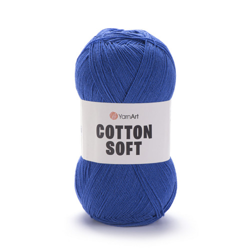 Příze Cotton Soft - modrá — foto 1
