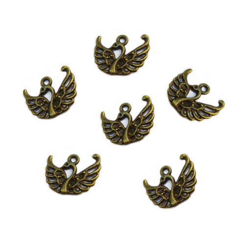 Labuť bronz 18mm, 2ks
