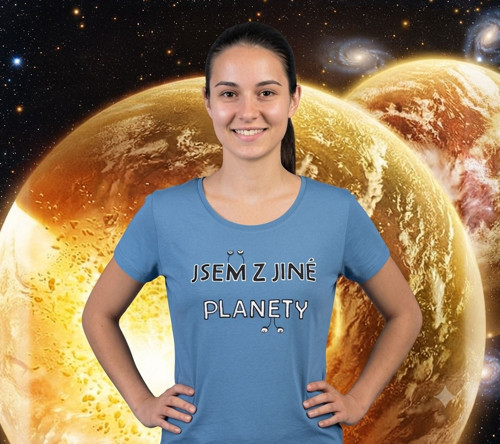 Jsem z jiné planety - planeta, ufo, vesmír, triko