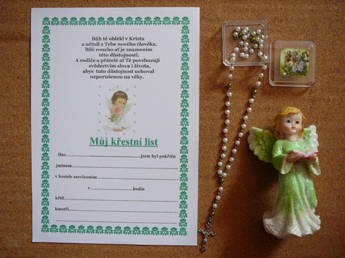 Dárková sada ke křtu
