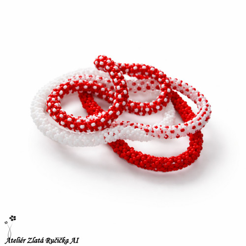 Red & White - náramky TAKE& GO