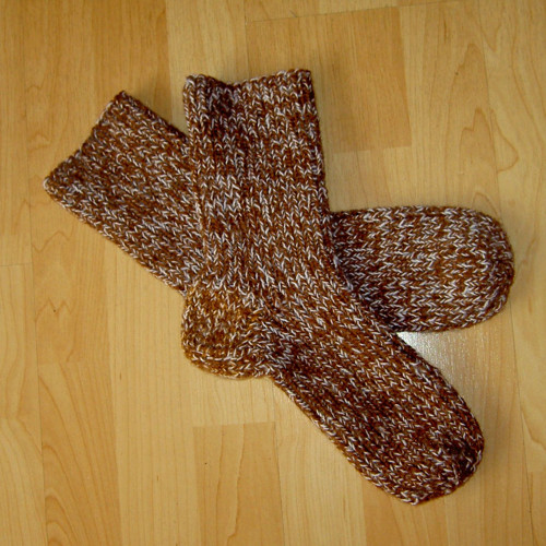 Pletené teplé ponožky