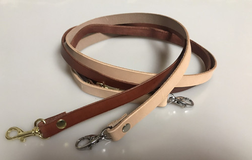 Kožený klasický popruh 1,5 cm - polotovar