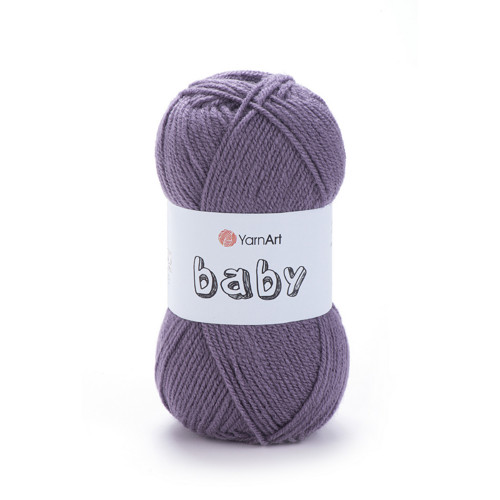 Příze Baby - šedofialová