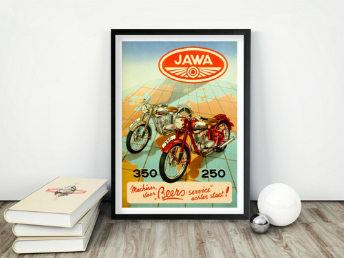 Vintage plakát Jawa 350/250