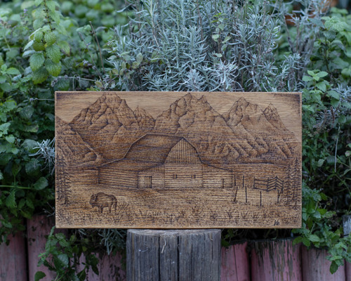 Originál "T.A. Moulton Barn Grand Teton"