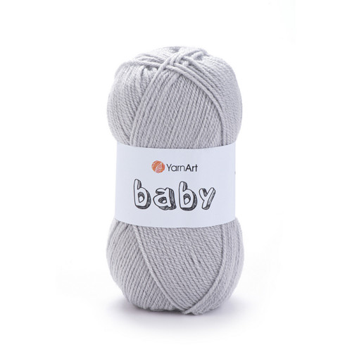 Příze Baby - světlounce šedá
