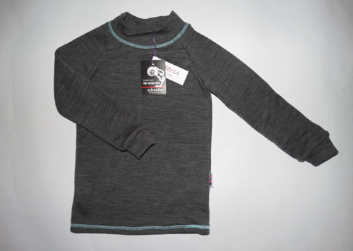 100% MERINO TRIČKO šedé dětské v.80-152