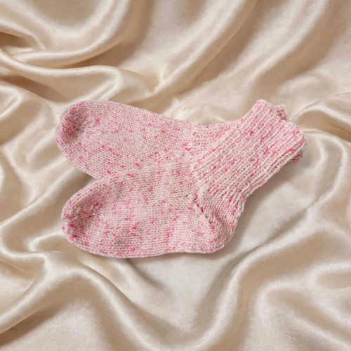 Pletené ponožtičky - 13 cm